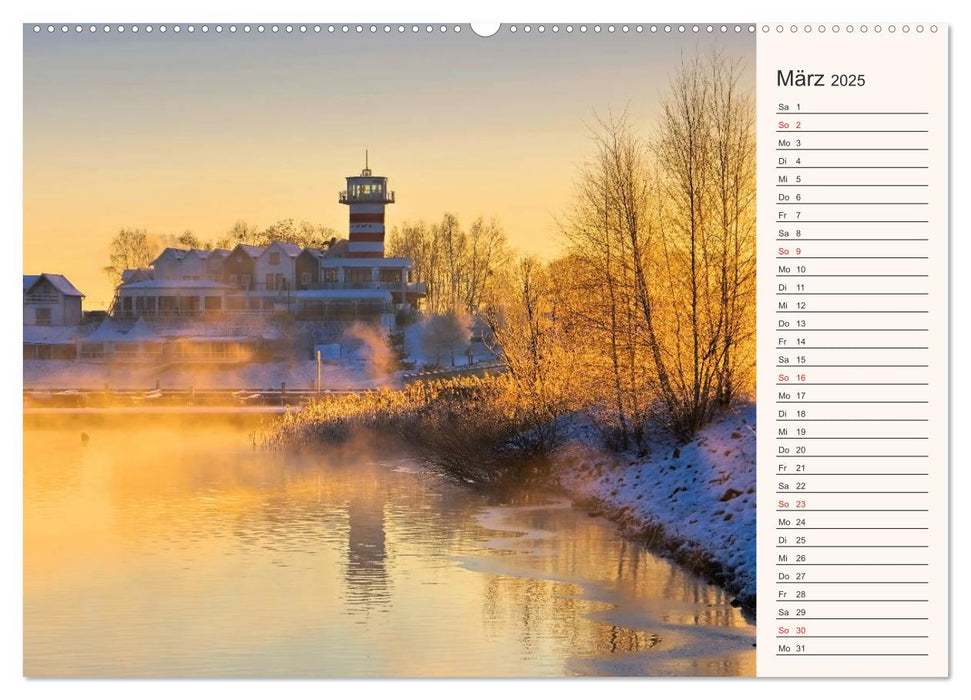 Lausitzer Seenland - Junge Urlaubsregion mit einzigartiger Wasserlandschaft (CALVENDO Premium Wandkalender 2025)