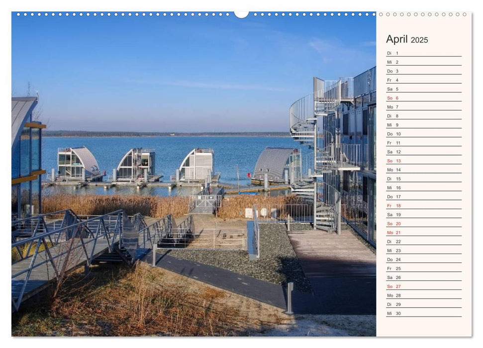 Lausitzer Seenland - Junge Urlaubsregion mit einzigartiger Wasserlandschaft (CALVENDO Premium Wandkalender 2025)