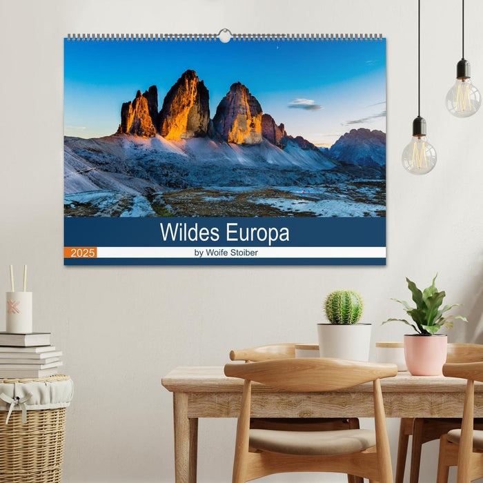 Wildes Europa (CALVENDO Wandkalender 2025)