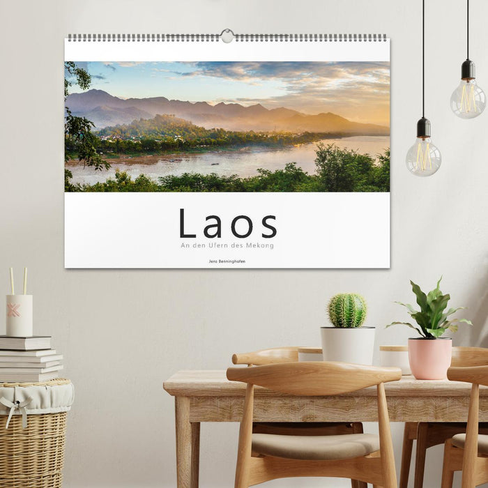 Laos - An den Ufern des Mekong (CALVENDO Wandkalender 2025)