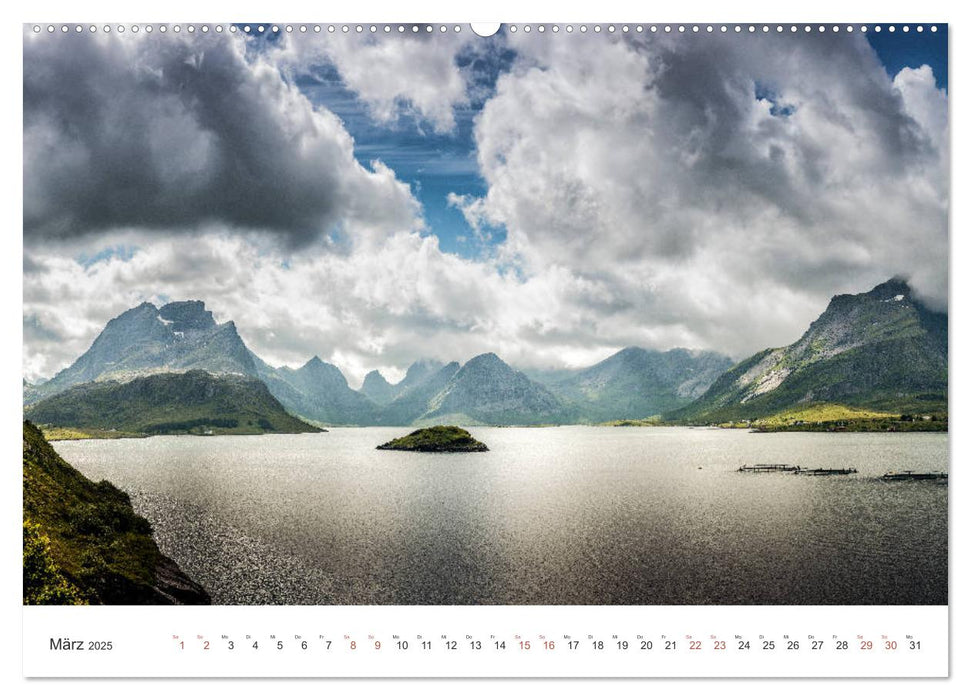 Nordland – Die Weite Skandinaviens (CALVENDO Premium Wandkalender 2025)