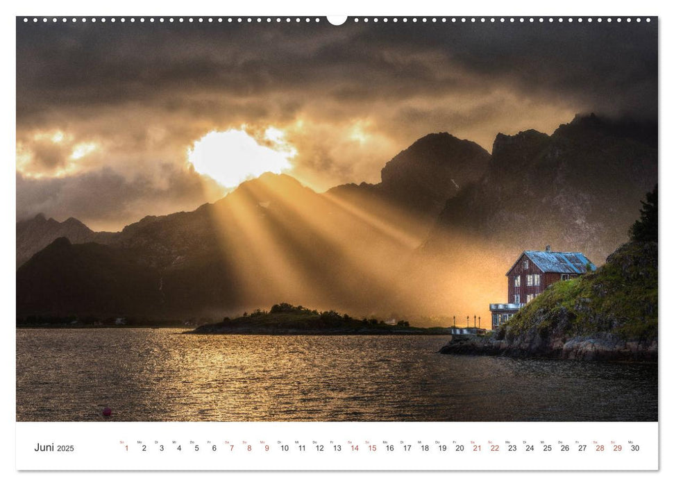 Nordland – Die Weite Skandinaviens (CALVENDO Premium Wandkalender 2025)