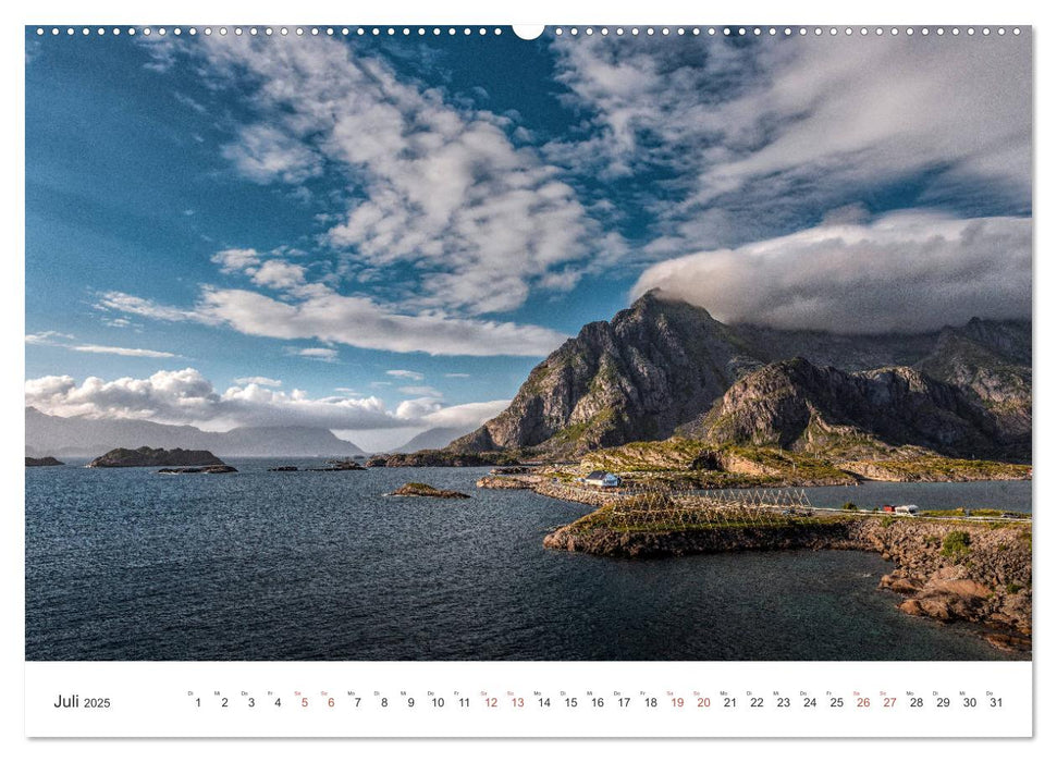 Nordland – Die Weite Skandinaviens (CALVENDO Premium Wandkalender 2025)