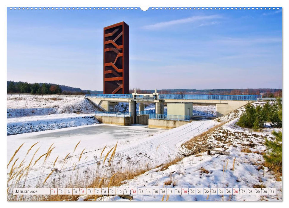 Lausitzer Seenland - Junge Urlaubsregion mit einzigartiger Wasserlandschaft (CALVENDO Wandkalender 2025)