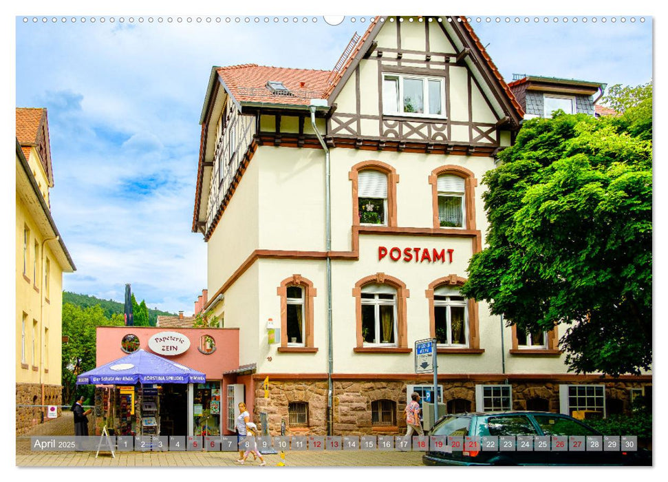 Ein Blick auf das Heilbad Bad Salzschlirf (CALVENDO Wandkalender 2025)