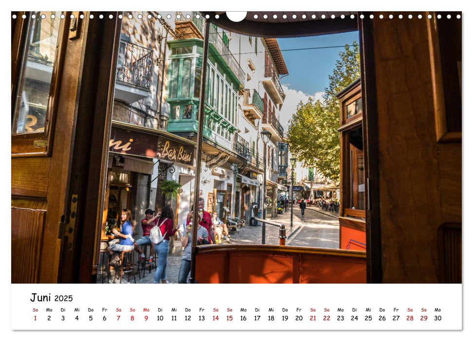 Die Schienen von Soller und Port de Soller (CALVENDO Wandkalender 2025)