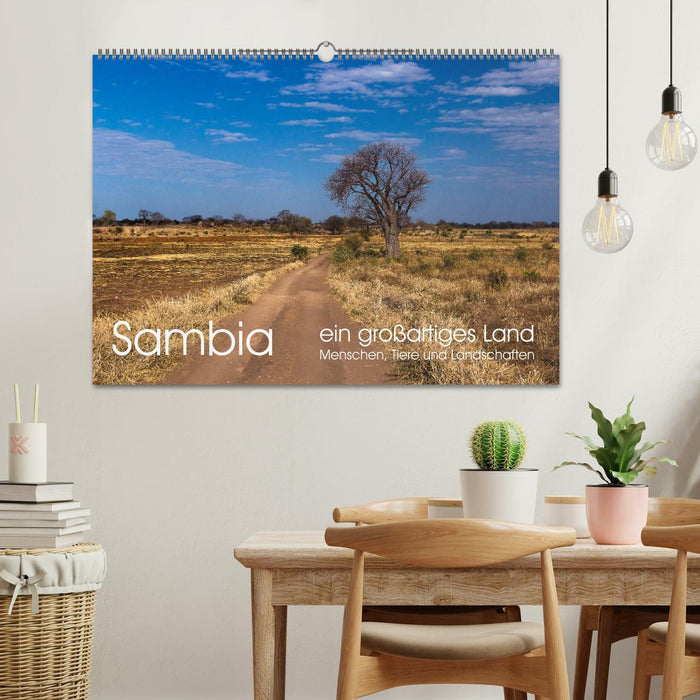 Sambia - ein großartiges Land (CALVENDO Wandkalender 2025)