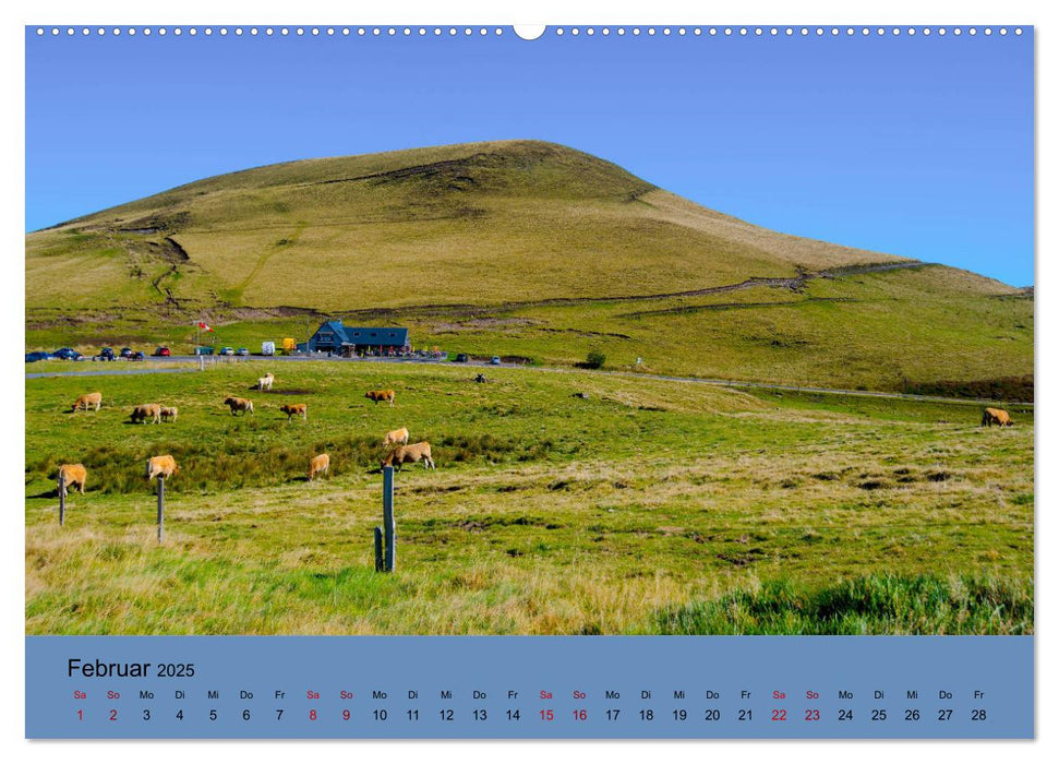 Naturparadies Auvergne (CALVENDO Premium Wandkalender 2025)