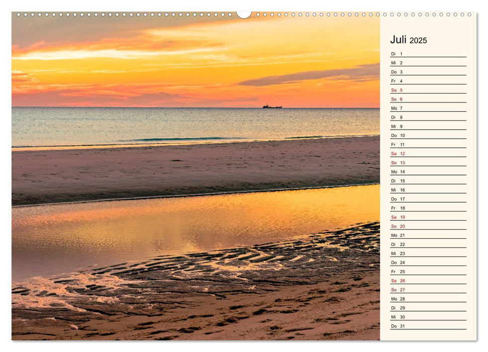 Langeoog Geburtstagskalender (CALVENDO Premium Wandkalender 2025)