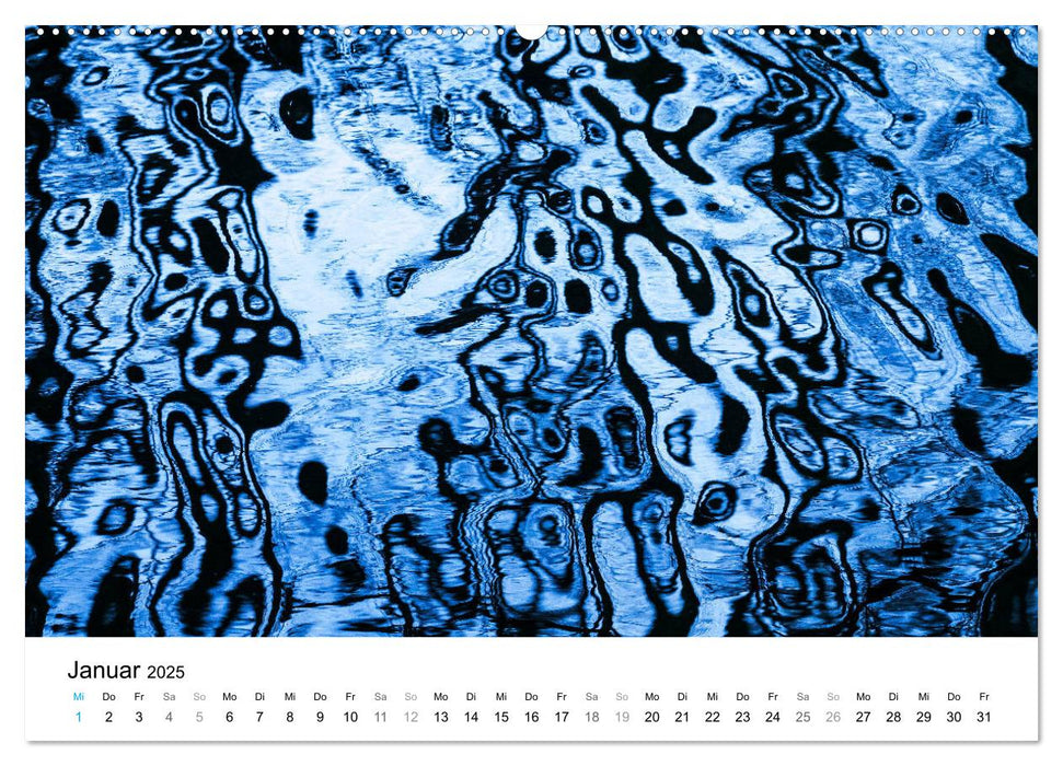 Wasser-Farben (CALVENDO Premium Wandkalender 2025)