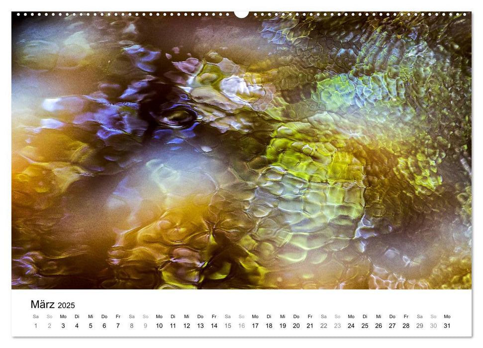 Wasser-Farben (CALVENDO Premium Wandkalender 2025)