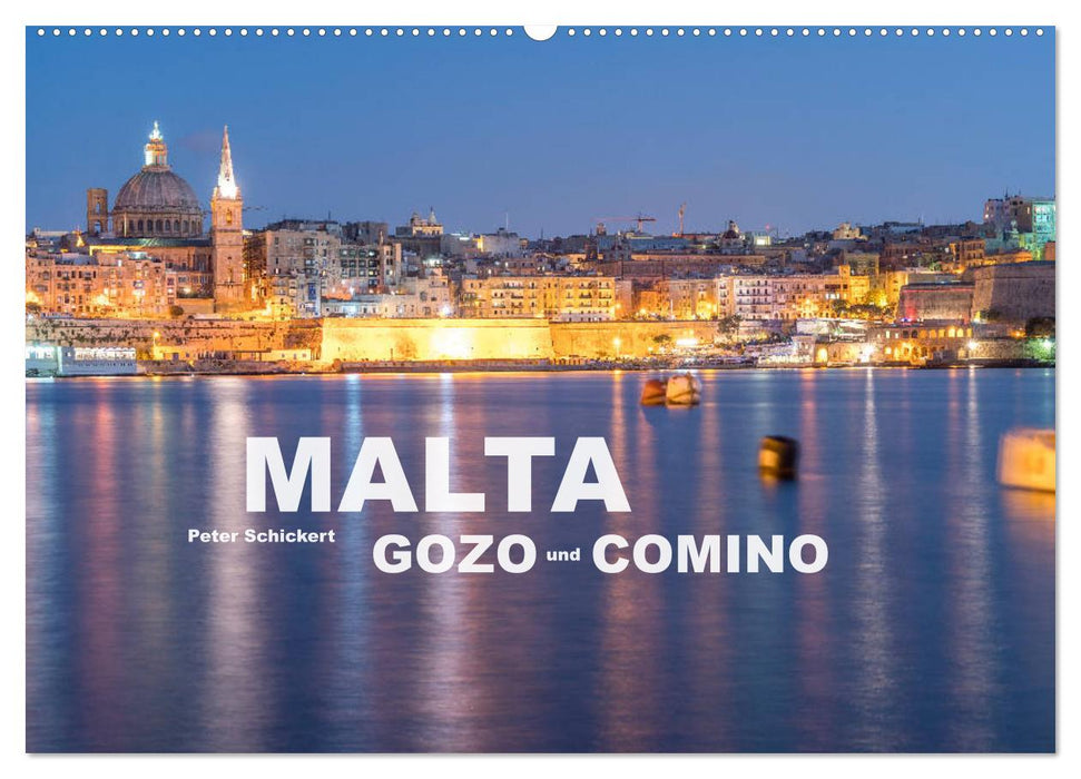 Malta - Gozo und Comino (CALVENDO Wandkalender 2025)