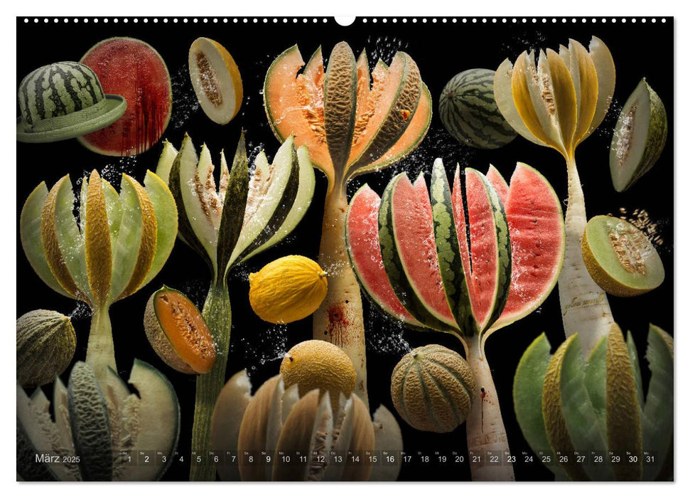 Flora diabola - Die wundersame Welt des Fotodesigners Olaf Bruhn (CALVENDO Premium Wandkalender 2025)