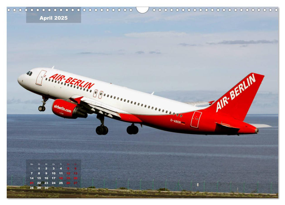 In Memoriam Air Berlin (CALVENDO Wandkalender 2025)