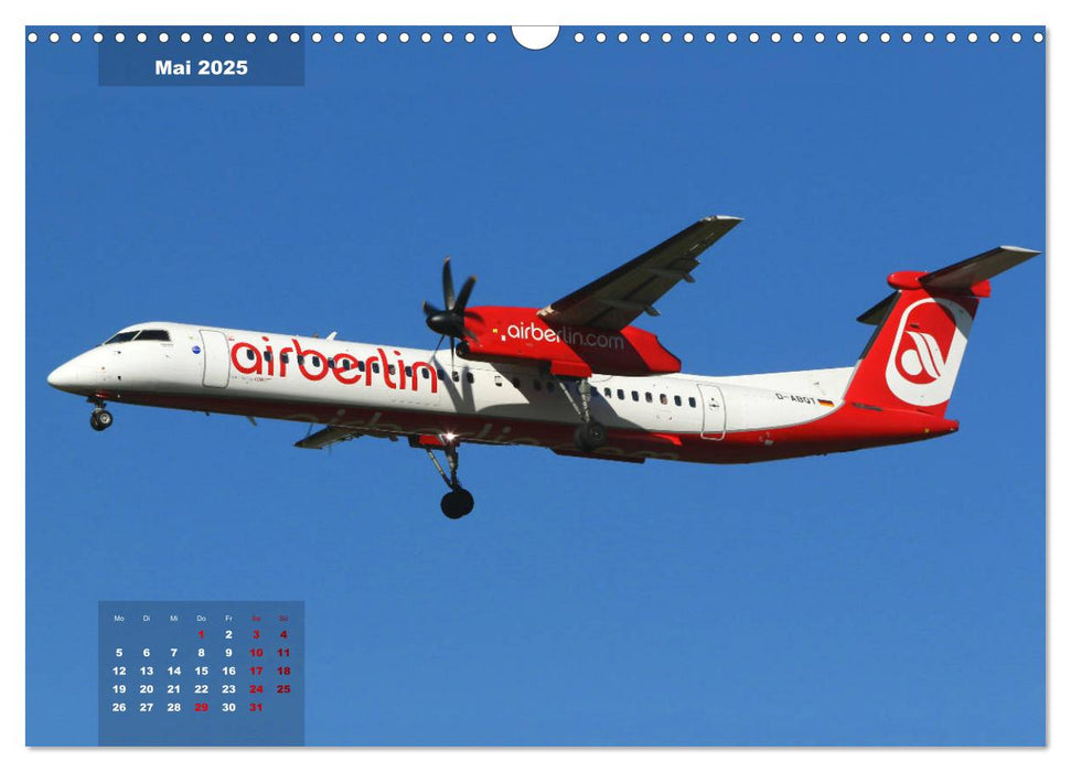 In Memoriam Air Berlin (CALVENDO Wandkalender 2025)