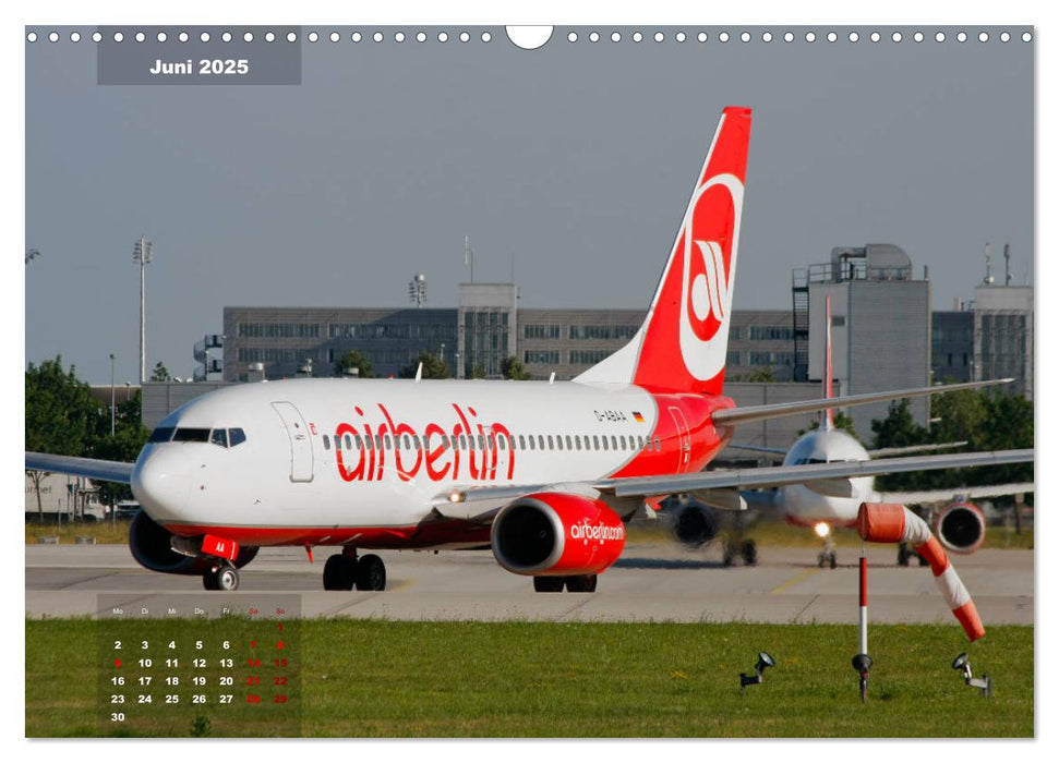 In Memoriam Air Berlin (CALVENDO Wandkalender 2025)