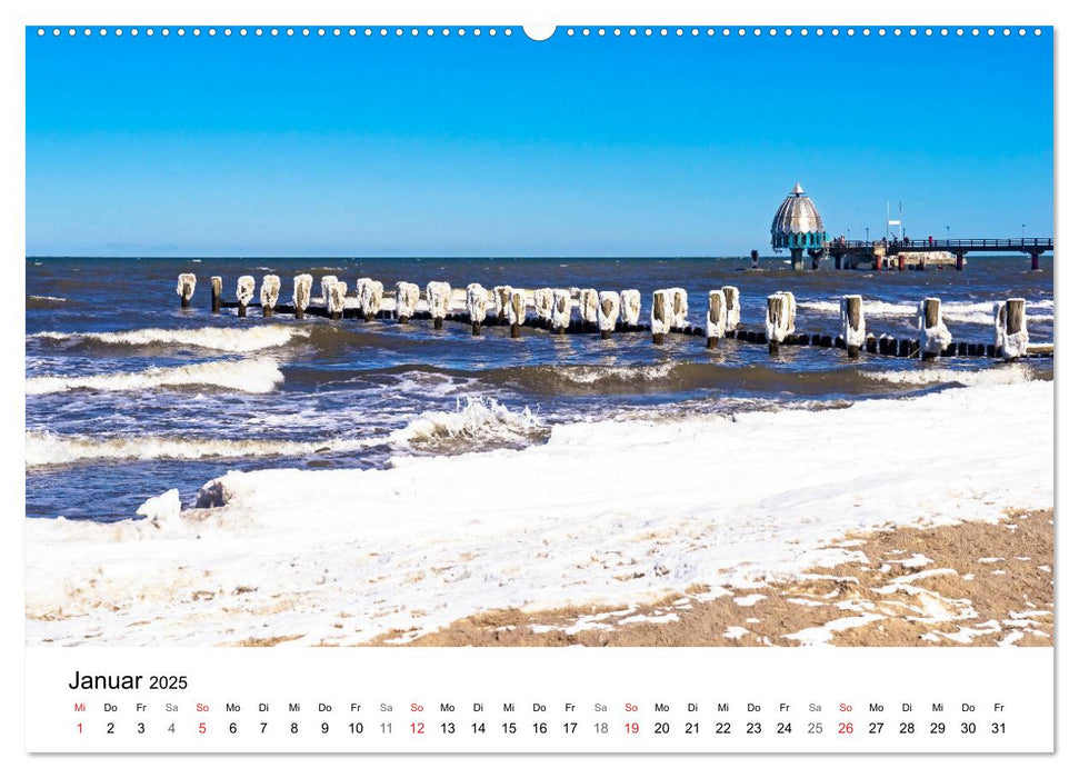 STRANDLUST: Fischland-Darß-Zingst (CALVENDO Wandkalender 2025)