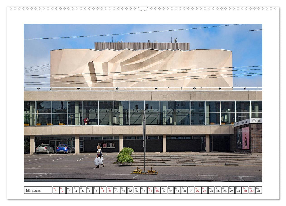 Riga – Mittelalter, Jugendstil, Sozialismus und Moderne (CALVENDO Premium Wandkalender 2025)