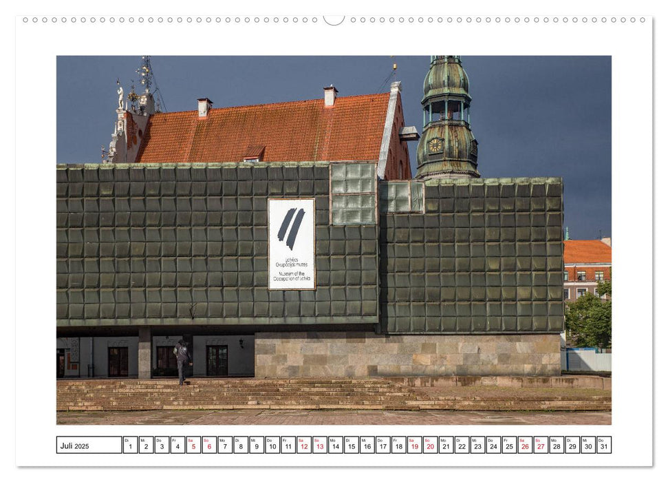 Riga – Mittelalter, Jugendstil, Sozialismus und Moderne (CALVENDO Premium Wandkalender 2025)