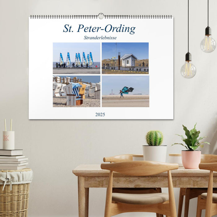 St. Peter-Ording Stranderlebnisse (CALVENDO Wandkalender 2025)