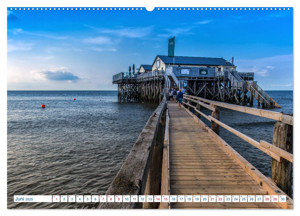 St. Peter-Ording Stranderlebnisse (CALVENDO Wandkalender 2025)