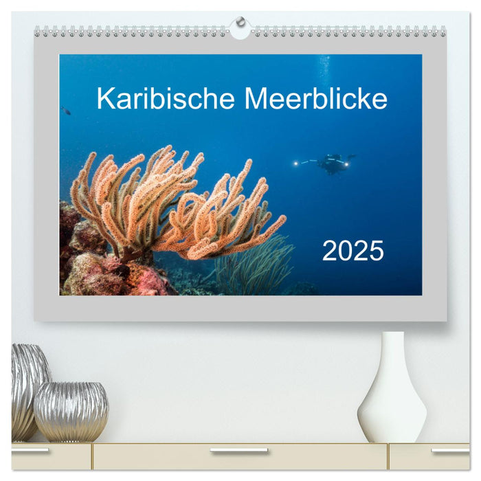 Karibische Meerblicke (CALVENDO Premium Wandkalender 2025)