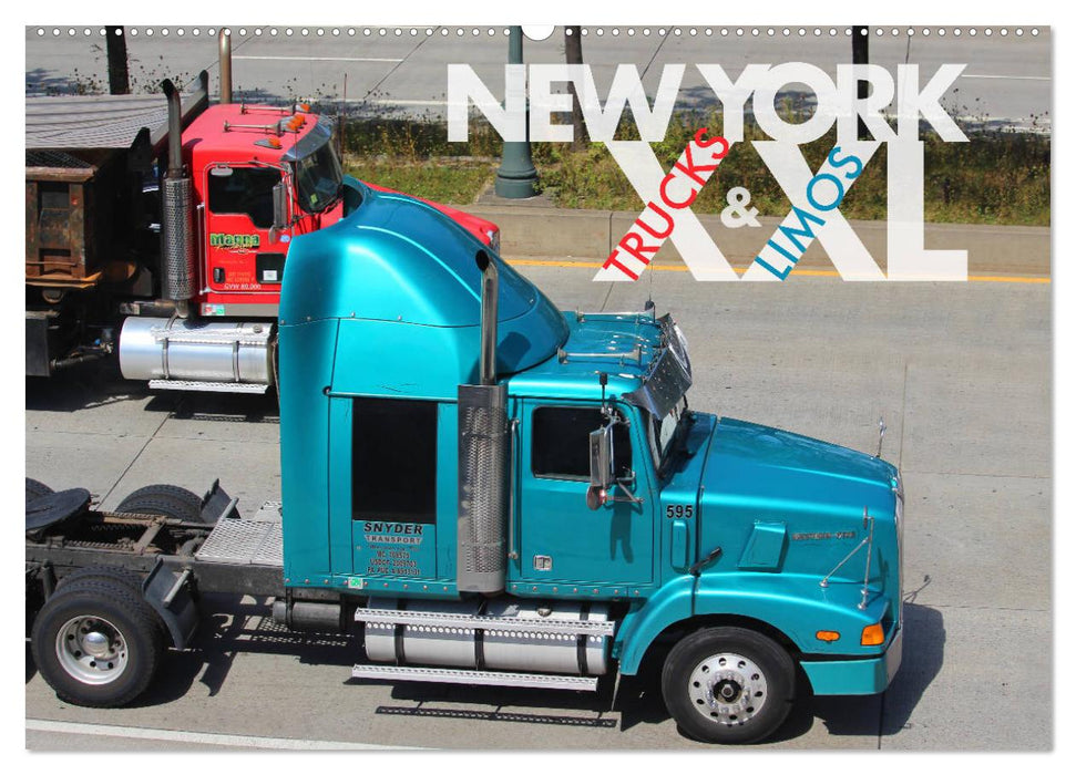 NEW YORK XXL Trucks and Limos (CALVENDO Wandkalender 2025)