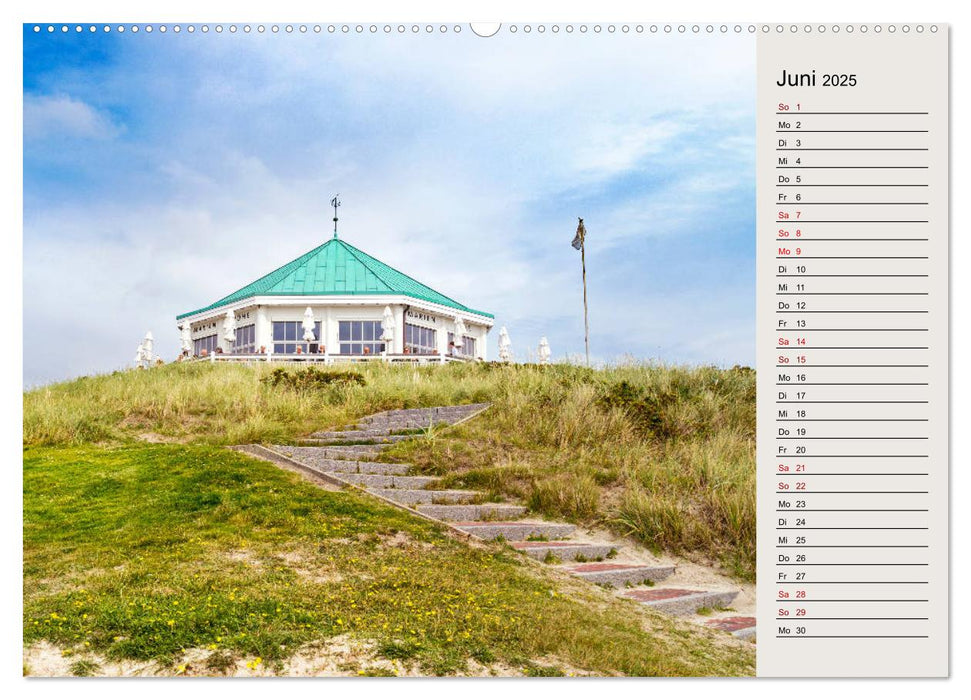 NORDERNEY Geburtstagskalender mit Planerfunktion (CALVENDO Premium Wandkalender 2025)