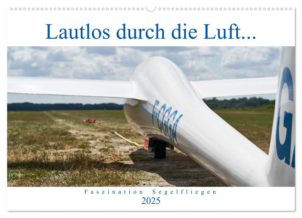 Lautlos durch die Luft - Faszination Segelfliegen (CALVENDO Wandkalender 2025)