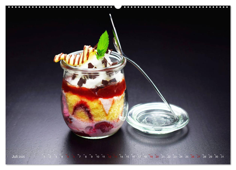 DESSERTVARIATIONEN (CALVENDO Premium Wandkalender 2025)