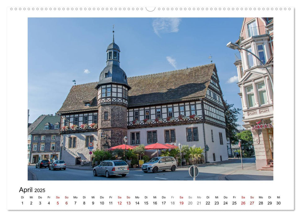 Faszination Fachwerk - an Weser und Ilme (CALVENDO Premium Wandkalender 2025)