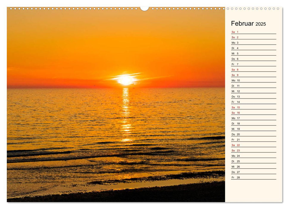 Langeoog Geburtstagskalender (CALVENDO Wandkalender 2025)