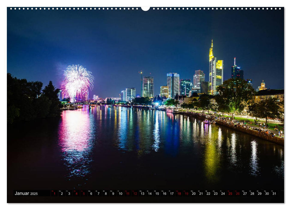 Main Frankfurt (CALVENDO Premium Wandkalender 2025)
