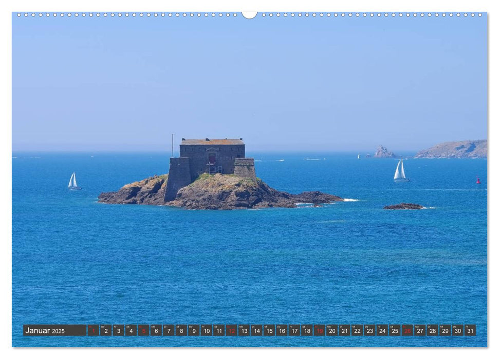 Saint Malo - Stadt der Korsaren (CALVENDO Premium Wandkalender 2025)