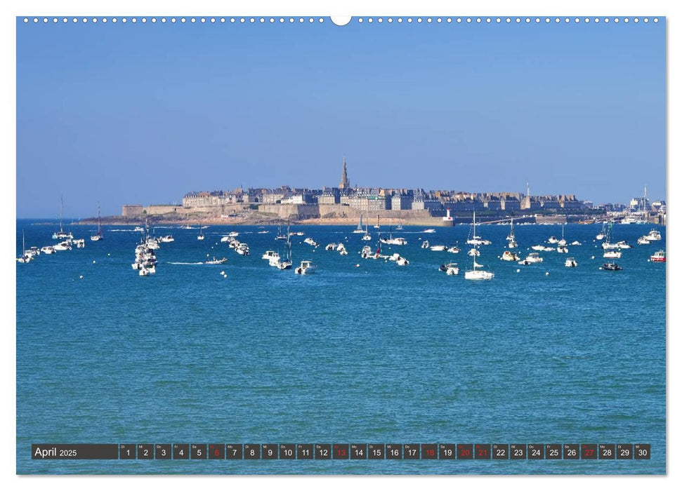 Saint Malo - Stadt der Korsaren (CALVENDO Premium Wandkalender 2025)