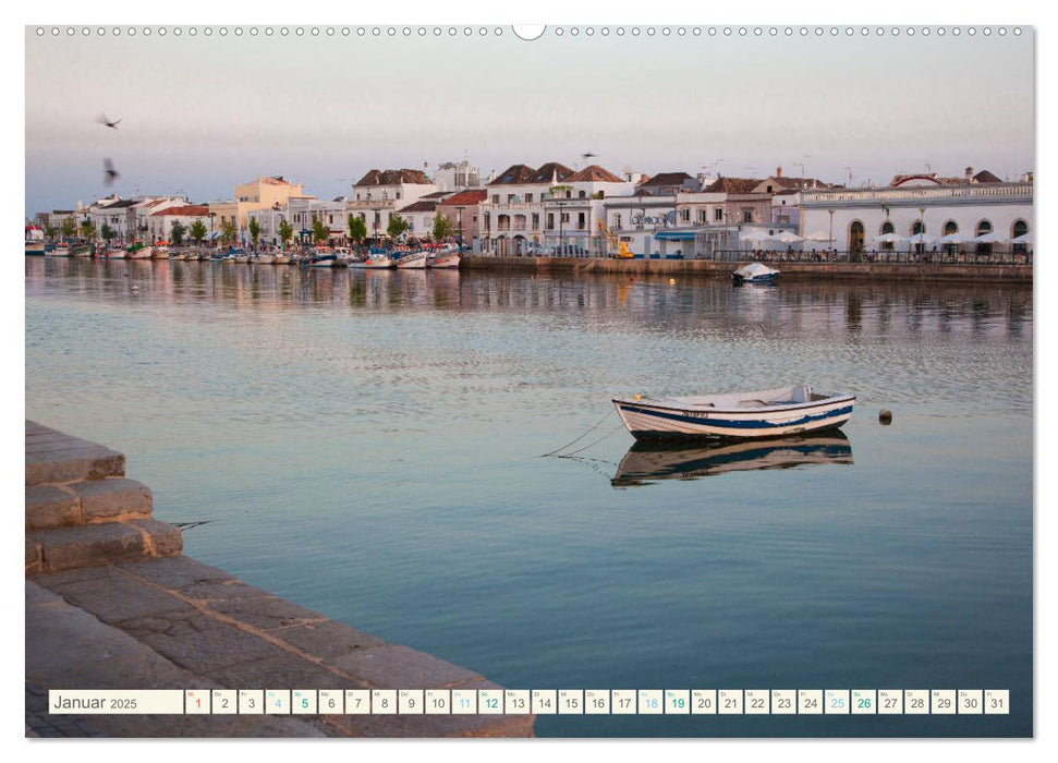 Algarve real - Impressionen aus Olhão und Tavira (CALVENDO Premium Wandkalender 2025)