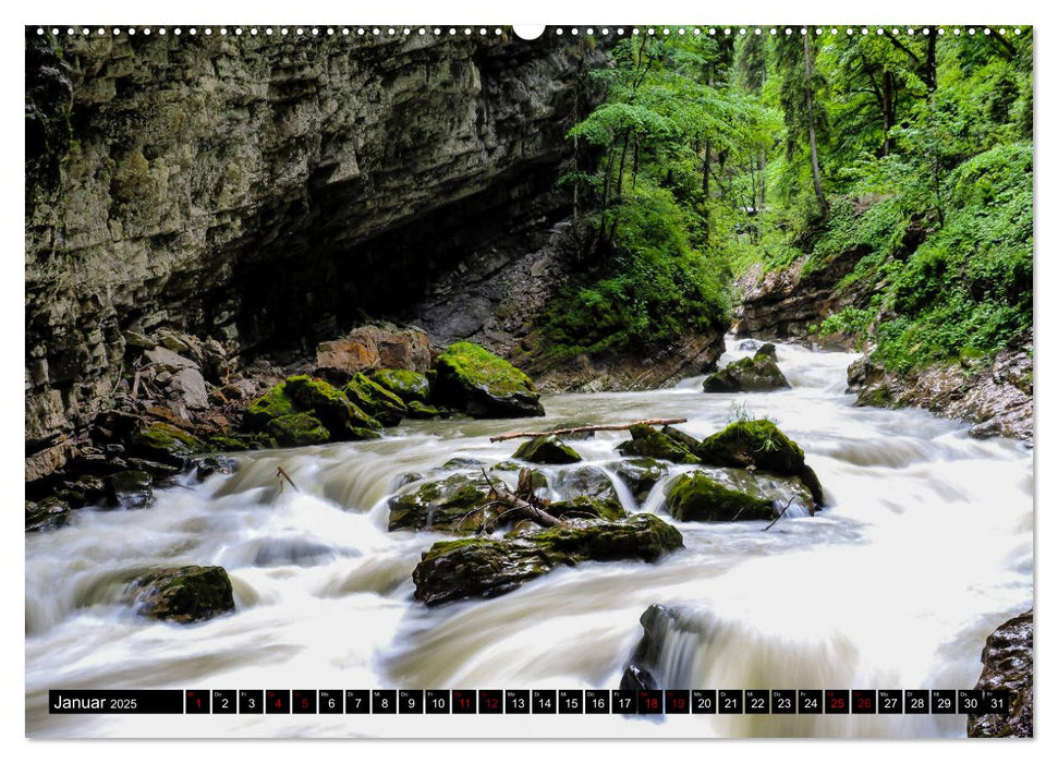 Ausflugsziele rund um Isny (CALVENDO Premium Wandkalender 2025)