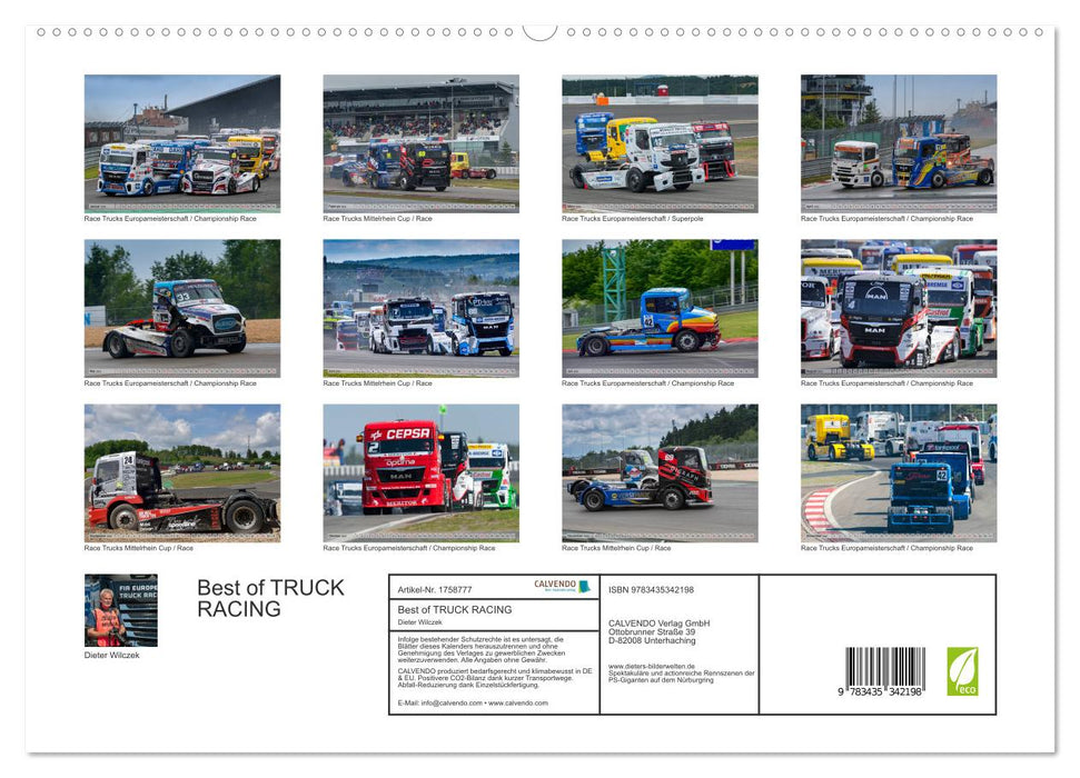 Best of TRUCK RACING (CALVENDO Premium Wandkalender 2025)