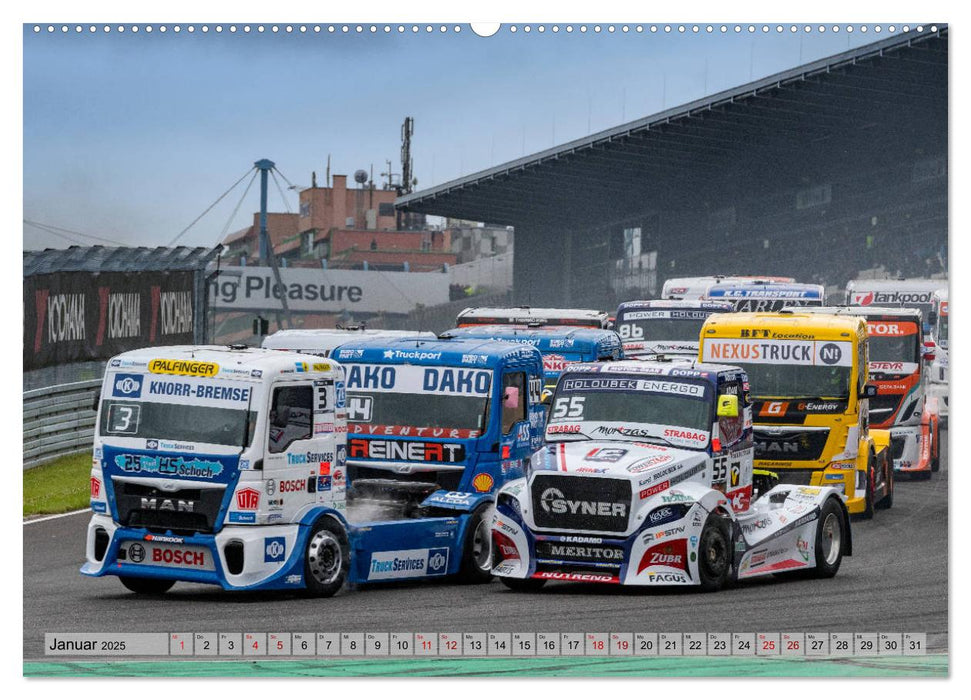 Best of TRUCK RACING (CALVENDO Premium Wandkalender 2025)