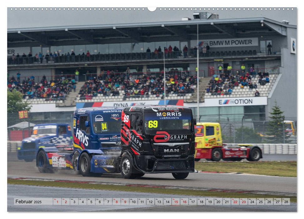 Best of TRUCK RACING (CALVENDO Premium Wandkalender 2025)