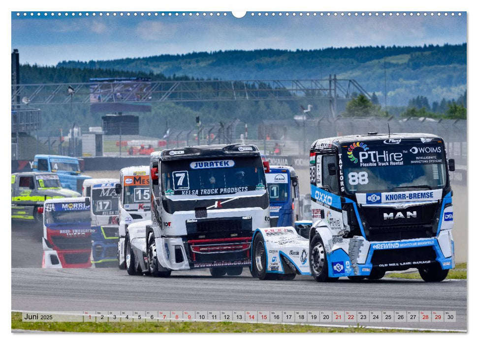 Best of TRUCK RACING (CALVENDO Premium Wandkalender 2025)