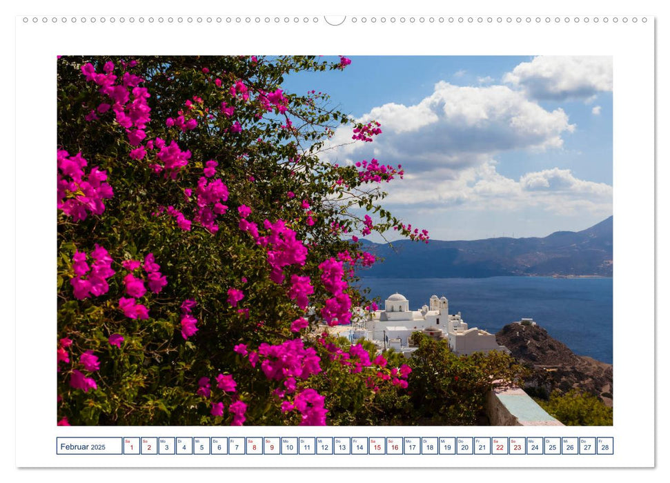 Von Athen bis Amorgos - Die Kykladen entdecken (CALVENDO Premium Wandkalender 2025)