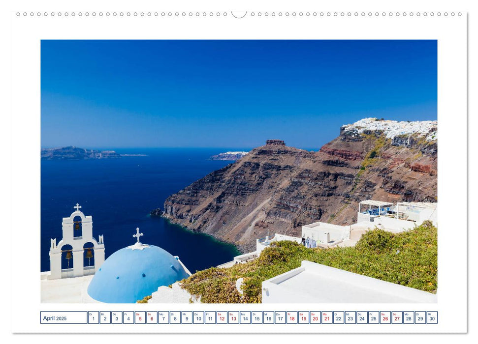 Von Athen bis Amorgos - Die Kykladen entdecken (CALVENDO Premium Wandkalender 2025)