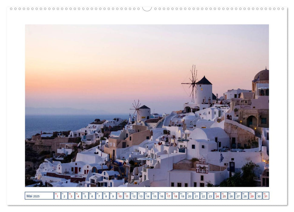 Von Athen bis Amorgos - Die Kykladen entdecken (CALVENDO Premium Wandkalender 2025)