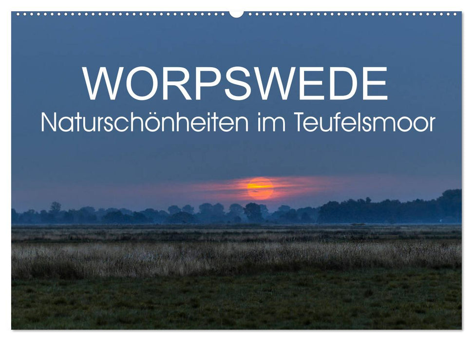 Worpswede - Naturschönheiten im Teufelsmoor (CALVENDO Wandkalender 2025)