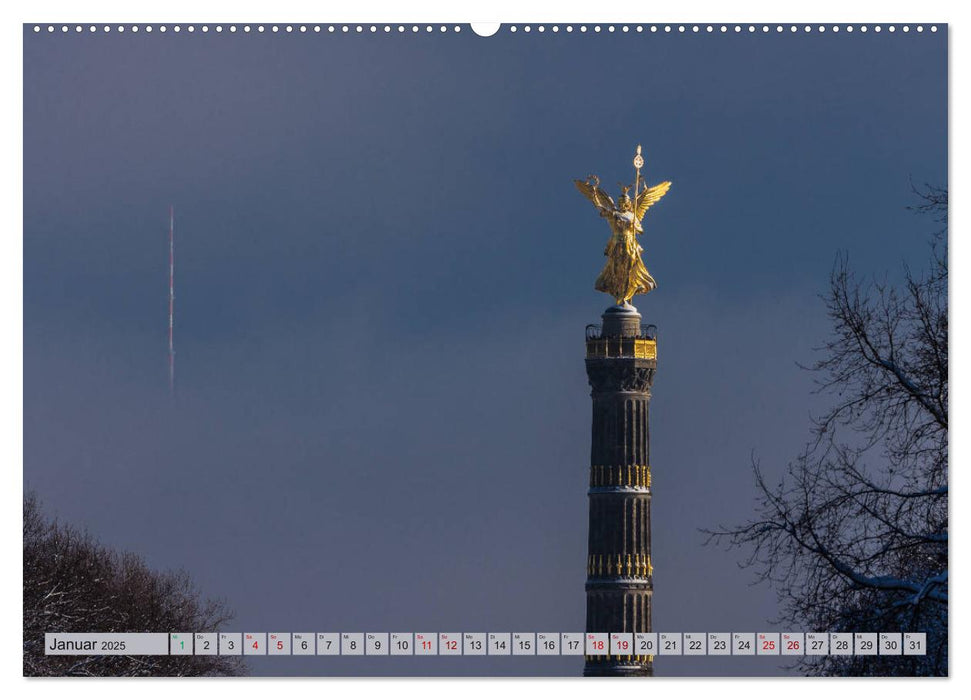 Großer Tiergarten Berlin - Vom Jagdrevier zur Sehenswürdigkeit (CALVENDO Wandkalender 2025)