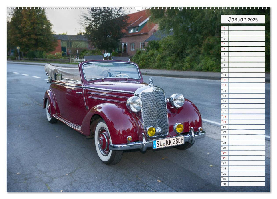 Mercedes Benz 170 Cabriolet (CALVENDO Premium Wandkalender 2025)