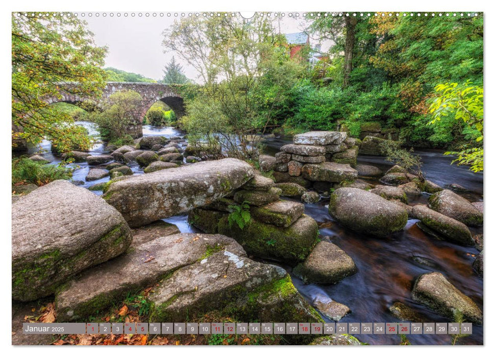 Dartmoor, herbe Schönheit im Süden Englands (CALVENDO Wandkalender 2025)