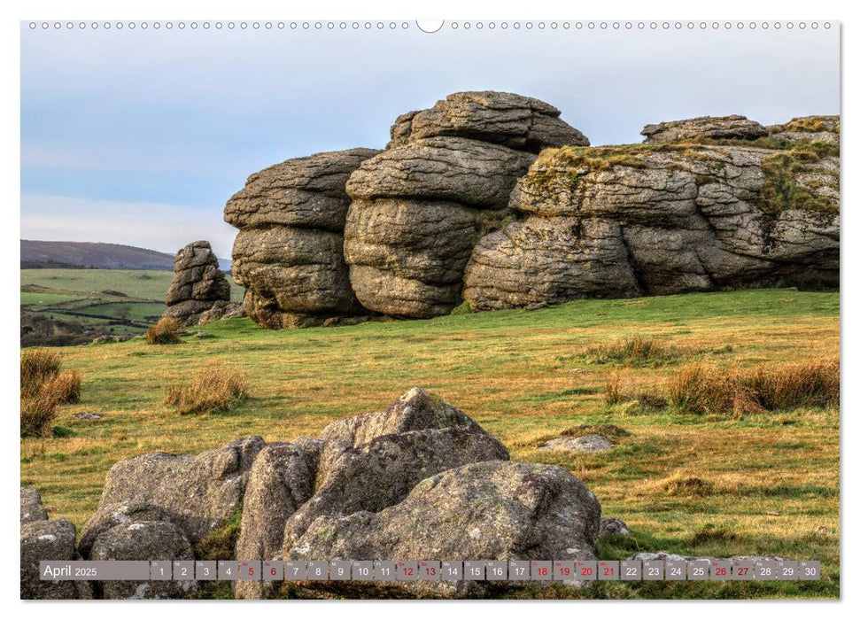 Dartmoor, herbe Schönheit im Süden Englands (CALVENDO Wandkalender 2025)