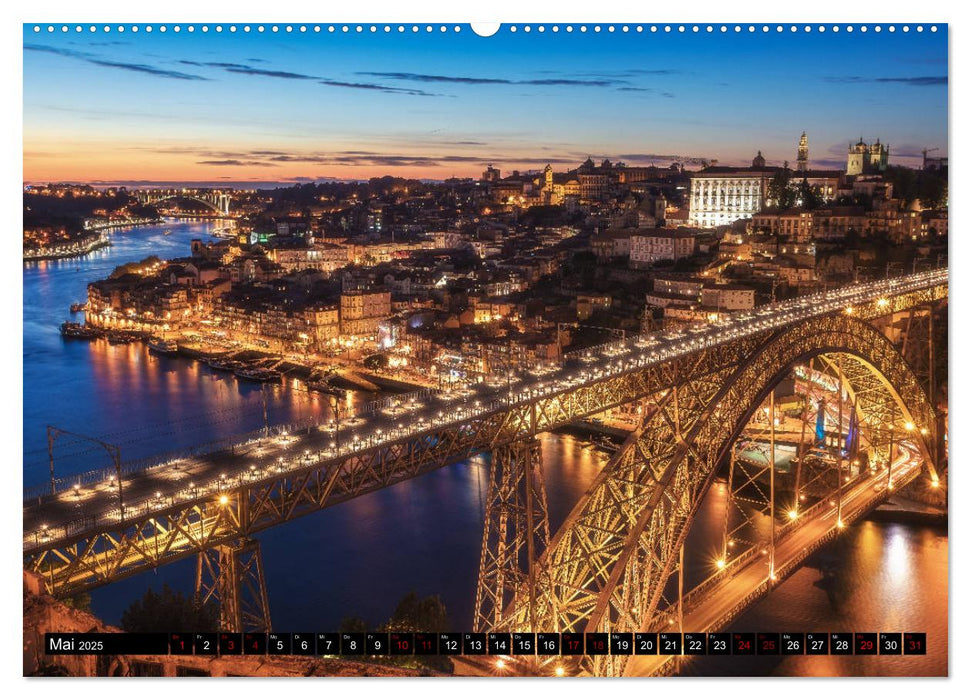 Portugal - Von Porto bis zur Algarve (CALVENDO Premium Wandkalender 2025)